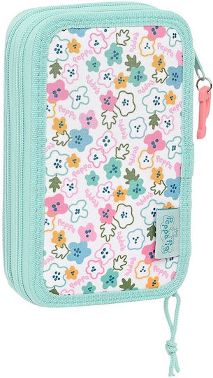 Safta 412290854 Peppa Pig Cozy Corner Κασετίνα Ύφασμα Τυρκουάζ