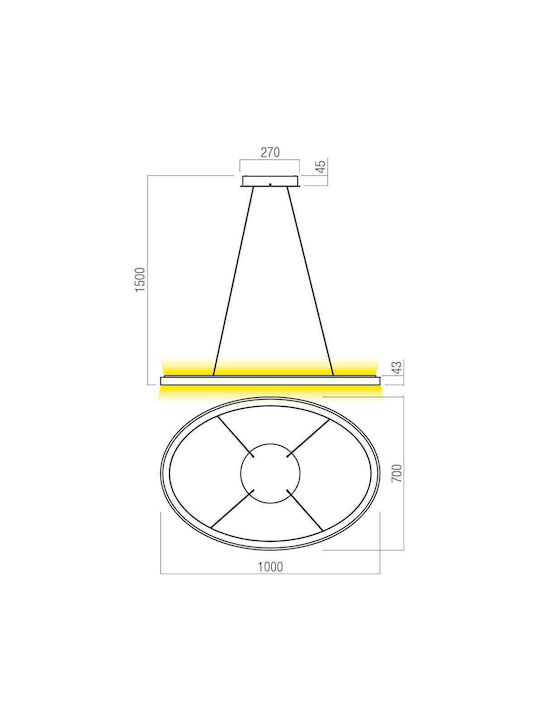 Redo Group Nobu Pendant Light LED White