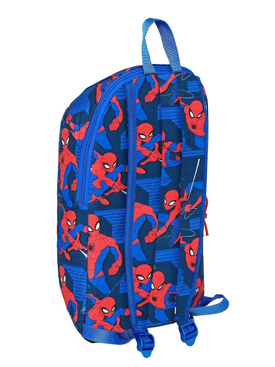 Safta 612243821 Spiderman Marvel Backpack Fabric Blue