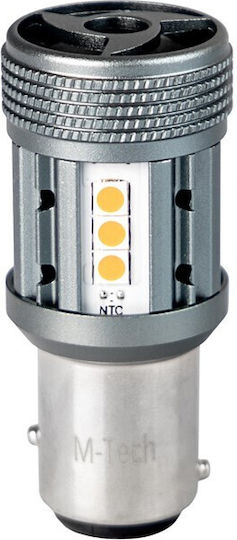 M-Tech Car Lamp P21/5W Canbus LED Red 12-24V 10W