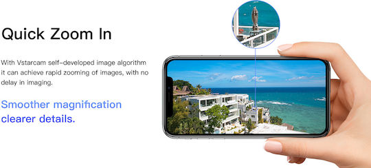 Vstarcam CS49D IP Κάμερα Παρακολούθησης Wi-Fi Full HD+ 3MP με Αμφίδρομη Επικοινωνία και Φακό 4mm