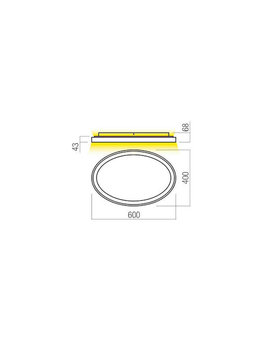 Redo Group Nobu Deckenleuchte mit Integrierter LED