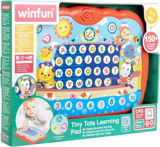 Winfun Baby Laptop-Tablet Educational with Music and Sounds for 24++ Months