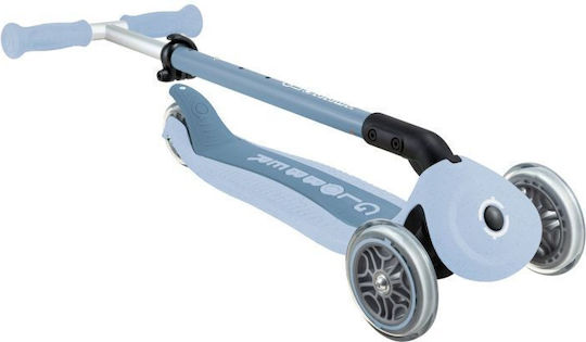 Globber Kids Foldable Scooter Go.Up Active Eco 3-Wheel with Seat for 15 Months Blueberry