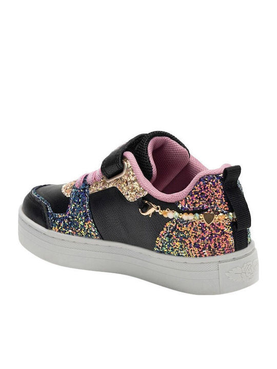 Gioiello Kids Sneakers with Scratch Black