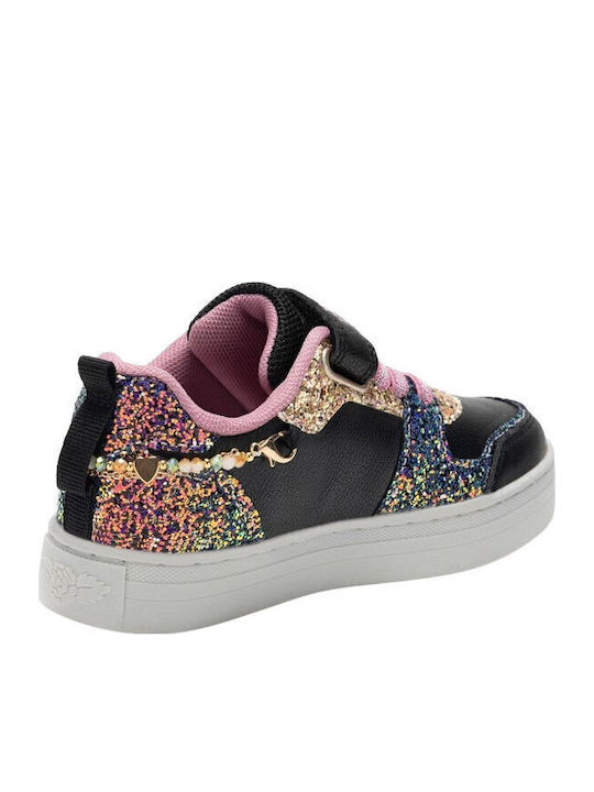 Gioiello Kids Sneakers with Scratch Black