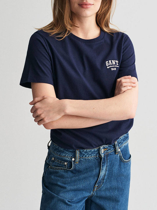 Gant Women's T-shirt Dark Blue