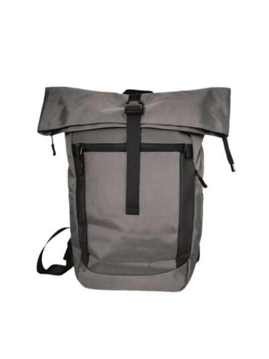 Mcan Men's Fabric Backpack Waterproof Gray