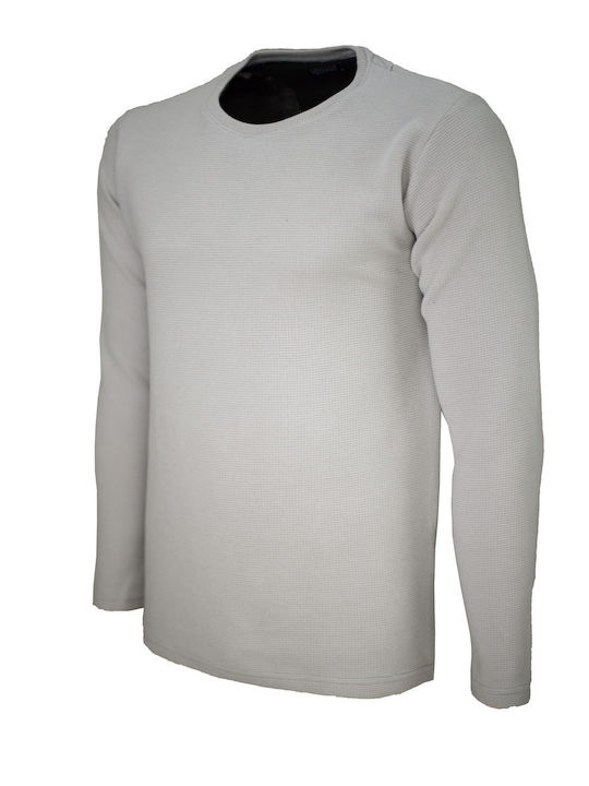 Restart Men's Long Sleeve Blouse Ice Grey