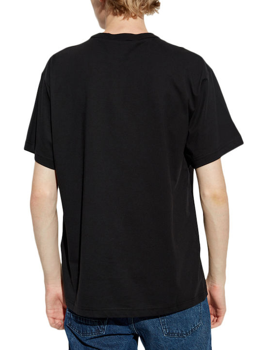 T-shirt Μαυρο-ροζ