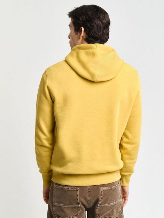 Gant Herren Sweatshirt mit Kapuze Gelb