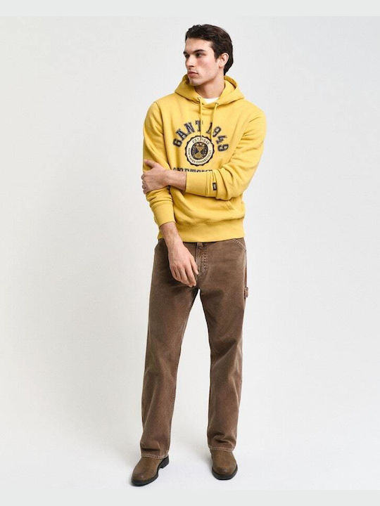 Sweatshirt with Hood Yellow
