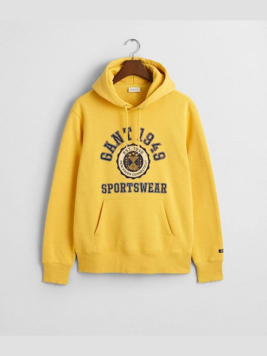 Sweatshirt with Hood Yellow
