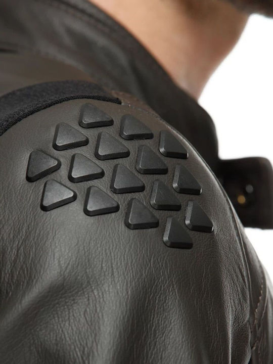 Dainese Istrice Bărbătesc Geacă de motocicletă De piele 4 Sezoane Maro