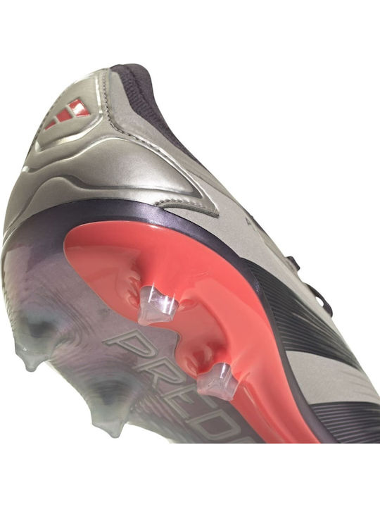 adidas Predator Pro Ποδοσφαιρικά Παπούτσια με Τάπες FG Ασημί