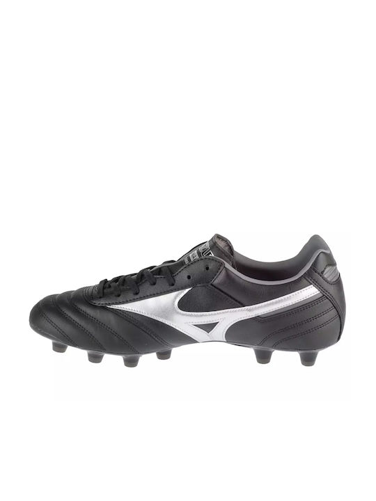 Mizuno Morelia Ii Pro FG Scăzut Pantofi de Fotbal cu clești Negre