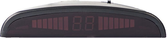 M-Tech Car Parking System Back with Screen and 8 Sensors 21.5mm in Black Color