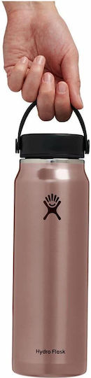Hydro Flask Lightweight Wide Flex Cap B Μπουκάλι Θερμός Ανοξείδωτο BPA Free 1lt Quartz