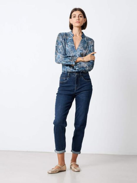 Passager Women's Fabric Trousers Blue