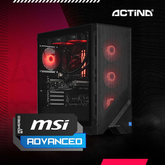 Actina Gaming Desktop PC (i5-14600KF/32GB DDR5/1TB SSD/GeForce RTX 4070 Super/W11 Home)