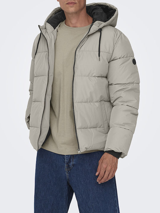 Only & Sons Jacket Puffer Moonstruck Light Blue