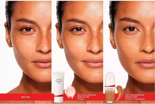 Shiseido Revitalessence Skin Glow Primer Προσώπου σε Κρεμώδη Μορφή Glow 30ml