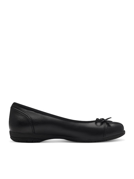 Damen Ballerinas Anatomisch Schwarze