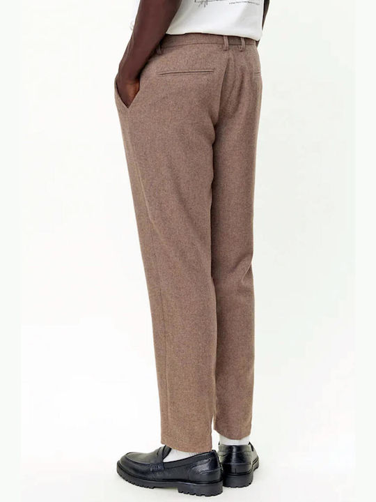 Les Deux Como Men's Trousers Suit Desert Taupe Melange