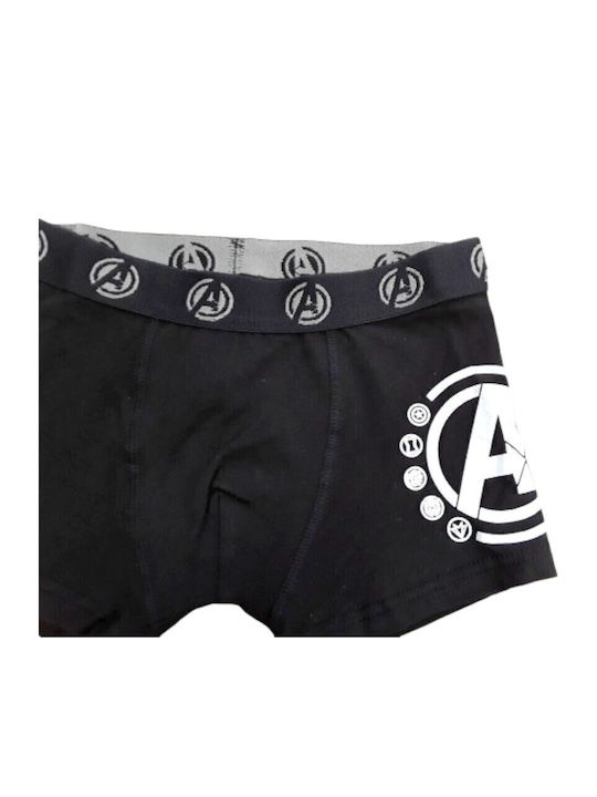 Disney Avengers Black Παιδικό Μποξεράκι Black