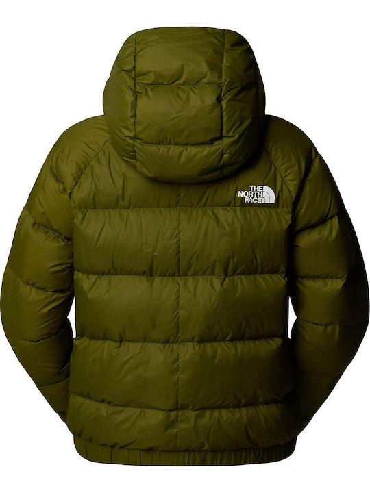 Hyalite Κοντό Γυναικείο Puffer Μπουφάν για Χειμώνα Forest Olive