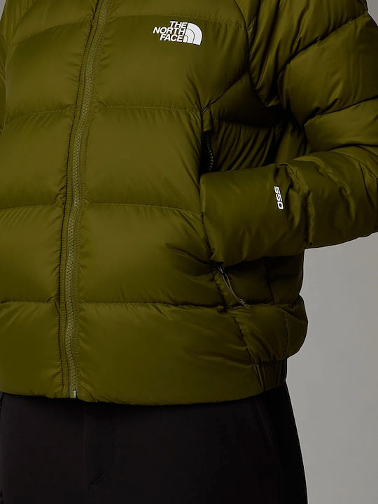 Hyalite Κοντό Γυναικείο Puffer Μπουφάν για Χειμώνα Forest Olive