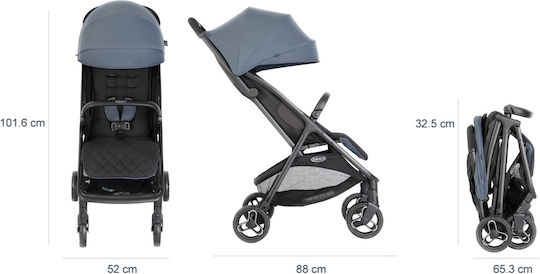 Graco Myavo Baby Stroller Suitable for Newborn Stormy 5.81kg