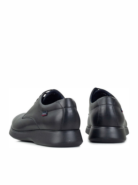 Leder Herren Freizeitschuhe Schwarz
