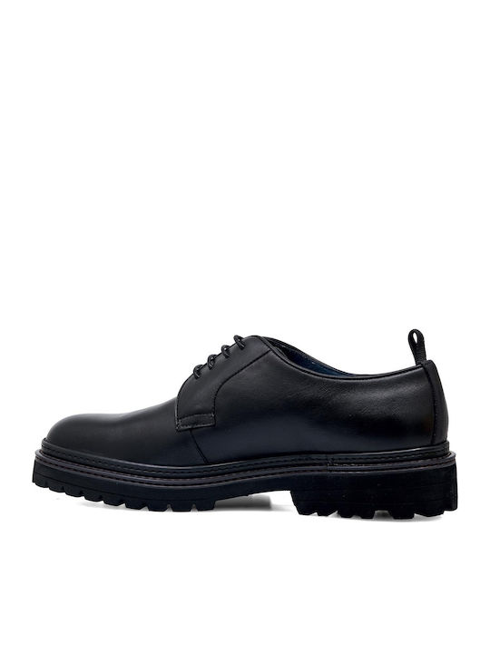 Men's Leather Casual Shoes Black