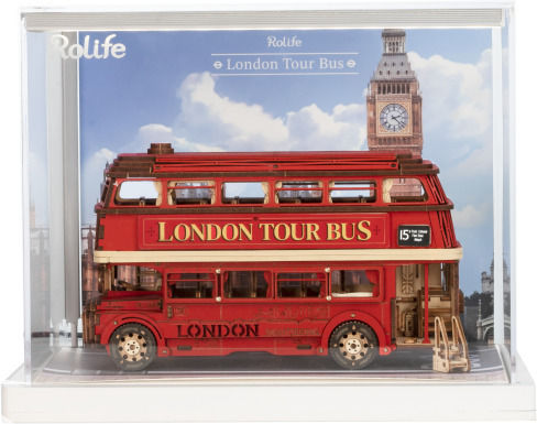 Rolife Bau- und Konstruktionsspielzeug Robotim London Tour Bus