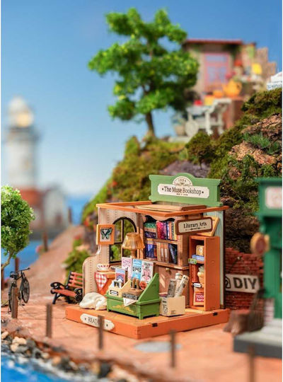 Rolife Παιχνίδι Κατασκευών Robotime The Muse Bookshop DIY Miniature House