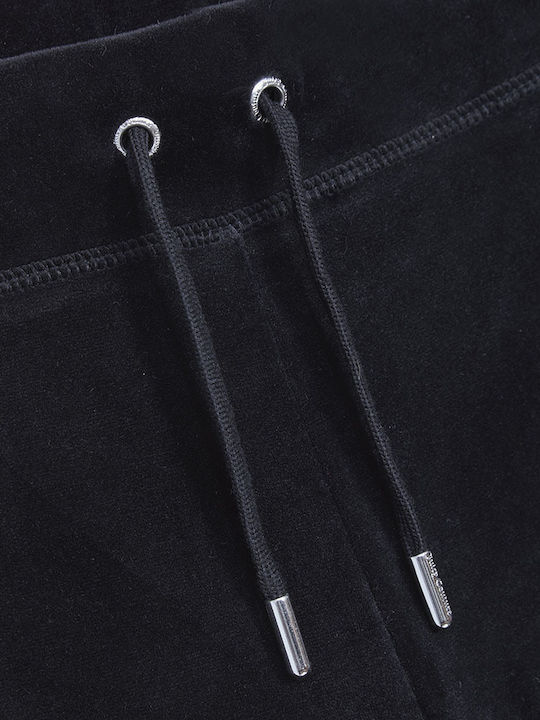 Jogginghose Samt BLACK