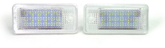 Audi 2x Led License Plate Lights Canbus 2x 250lm