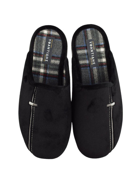 Yfantidis Men's Slipper Black