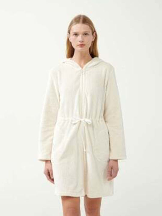 Vamp Winter Damen Vlies Robe Beige Skin