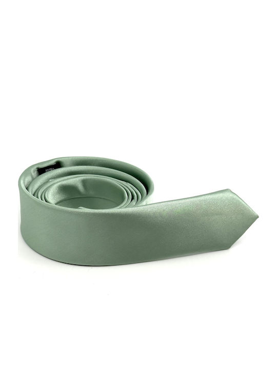 Legend Accessories Σετ Ανδρικής Γραβάτας Μονόχρωμη σε Πράσινο Χρώμα
