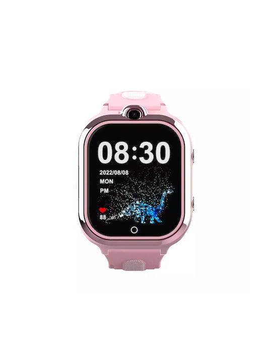 Nubi Smartwatch pentru copii cu GPS și curea din cauciuc/plastic Roz