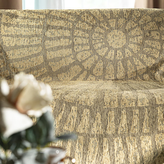 Guy Laroche Siren Ριχτάρι Πολυθρόνας Chenille 180x150εκ. Golden