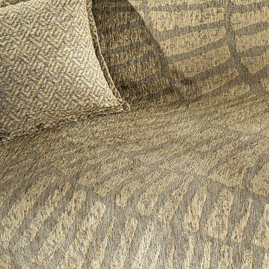 Guy Laroche Siren Ριχτάρι Πολυθρόνας Chenille 180x150εκ. Golden