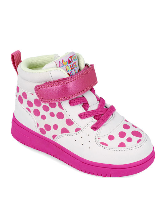 Kids Sneakers High with Scratch White