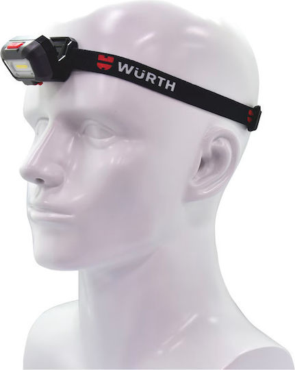 Wurth Headlamp LED IP65 with Maximum Brightness 200lm Ergopower