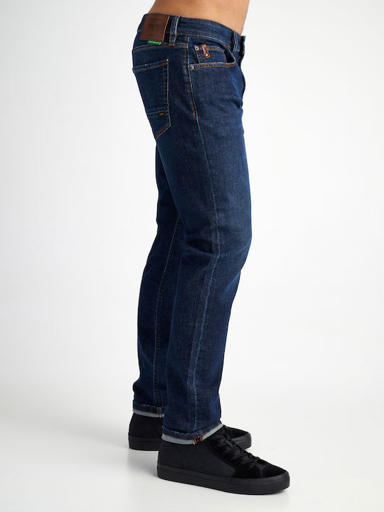 Hardy Men's Elastic Jeans Pants with Regular Straight Fit Jeans