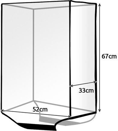 Kofferabdeckung Transparent