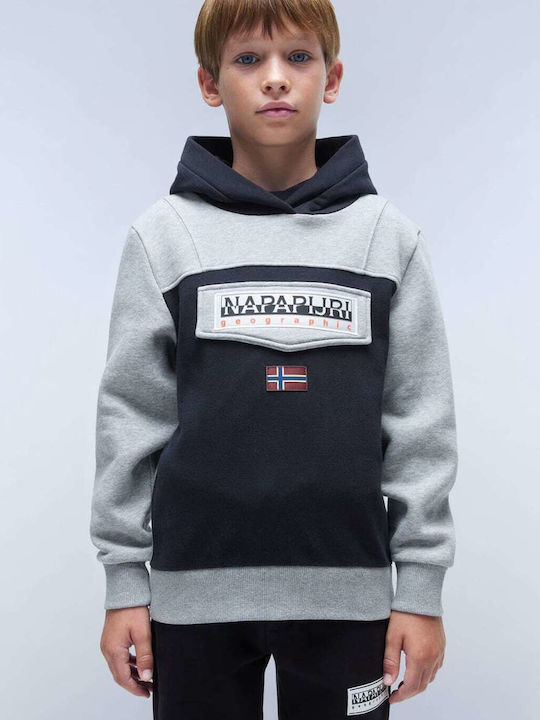 Kids Sweatshirt with Gray Hood Wint