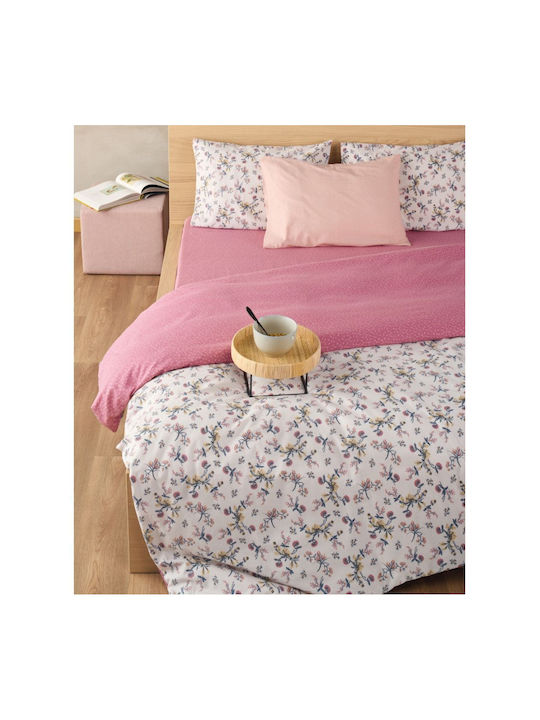 Kentia Duvet Cover Set Cotton Single with Pillowcase 160x240 Ronette 42